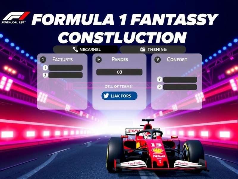 Formula 1 Fantasy Team Construction Formula 1 Fantasy Team Construction